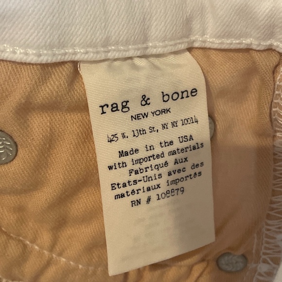 Rag & Bone White Skinny Jeans 28 - Picture 2 of 7